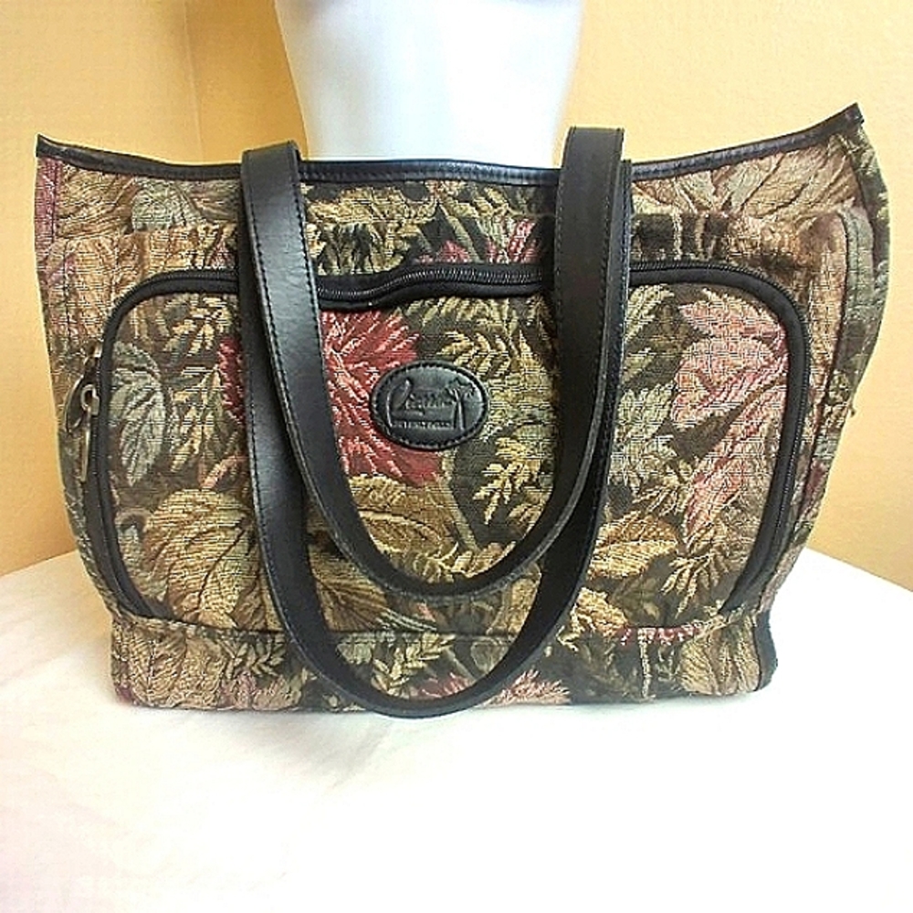 Ricardo Beverly Hills Large Floral Tapestry Tote
